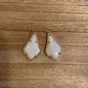 Kendra Scott White Earrings